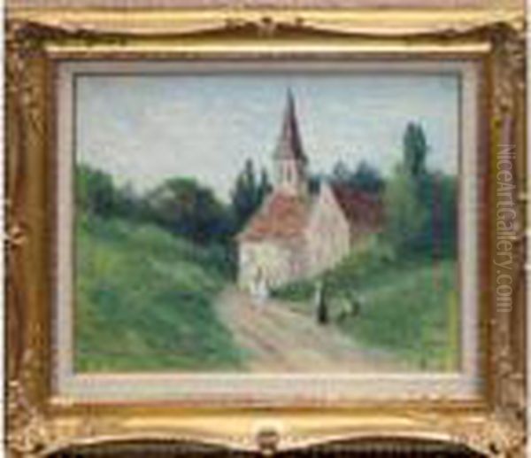 La Petite Chapelle Oil Painting by Maximilien Luce