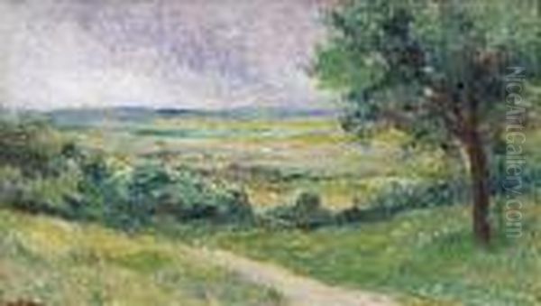 Auxenvirons De Rolleboise Oil Painting by Maximilien Luce