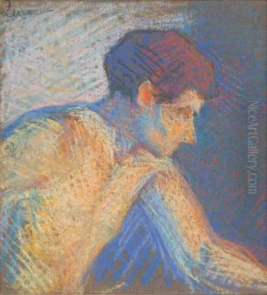 Au Fournil Oil Painting by Maximilien Luce