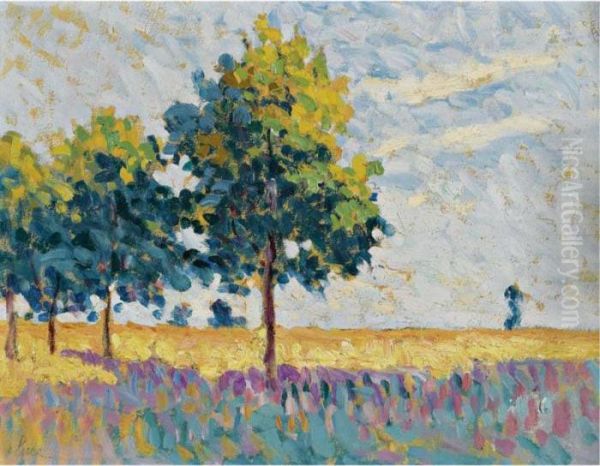 Paysage Oil Painting by Maximilien Luce