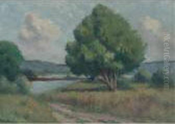 La Roche-guyon: Le Boqueteau Oil Painting by Maximilien Luce