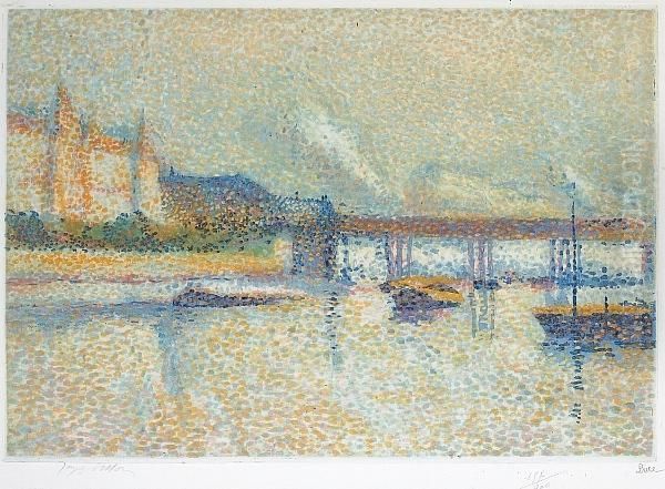 Londres Oil Painting by Maximilien Luce