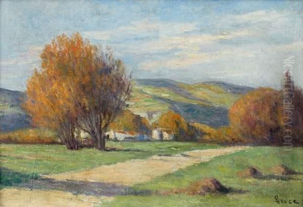 Paysage D'ete Oil Painting by Maximilien Luce