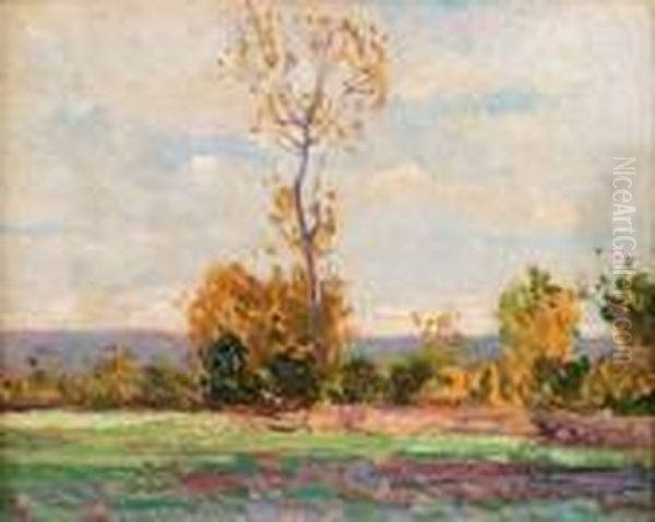 Paysage D'automne Oil Painting by Maximilien Luce