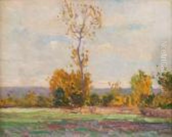 Paysage D'automne Oil Painting by Maximilien Luce