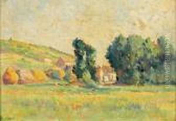 Paysage Oil Painting by Maximilien Luce