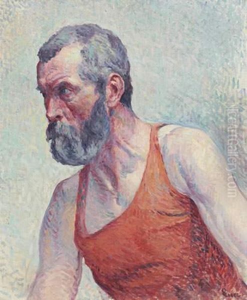 Ouvrier Oil Painting by Maximilien Luce