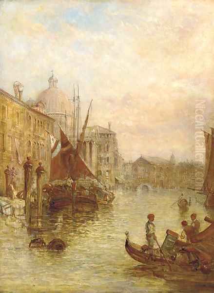 The Grand Canal, Venice Oil Painting by Alfred Pollentine