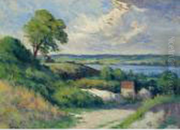 Paysage Oil Painting by Maximilien Luce