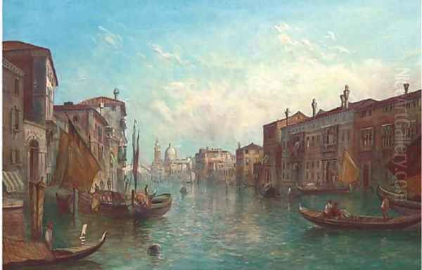 The Grand Canal, Venice 7 Oil Painting by Alfred Pollentine