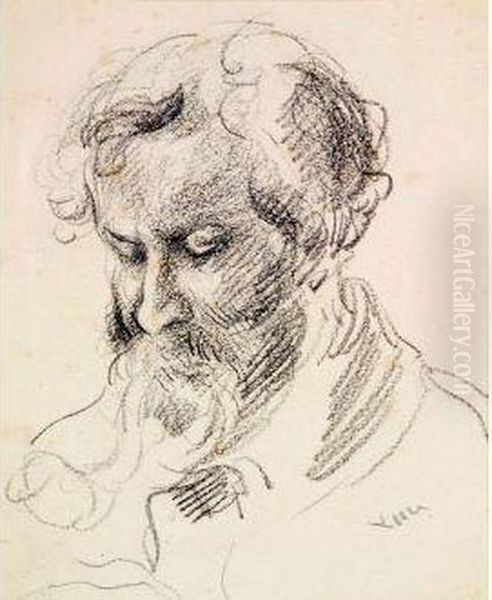 Portrait De Paul Serusier Oil Painting by Maximilien Luce