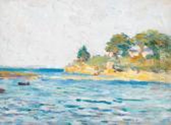 Bord De Mer Oil Painting by Maximilien Luce