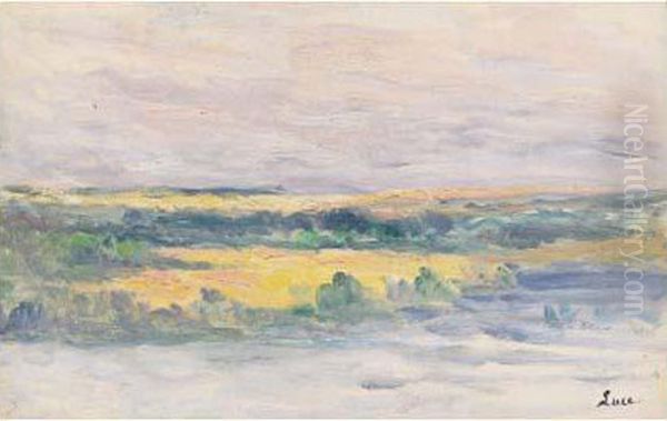 Paysage Oil Painting by Maximilien Luce