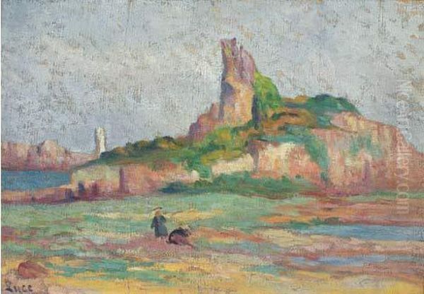 Kermouster Oil Painting by Maximilien Luce