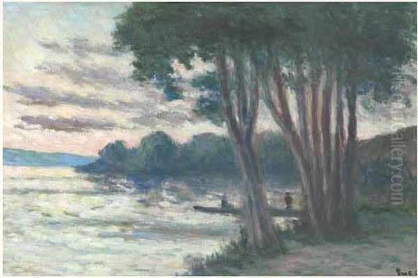 Paysage Oil Painting by Maximilien Luce