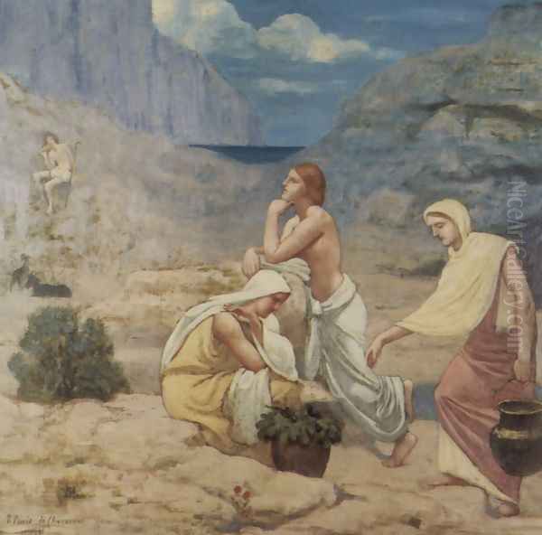 The song of the shepherds by Pierre-Cecile Puvis De Chavannes