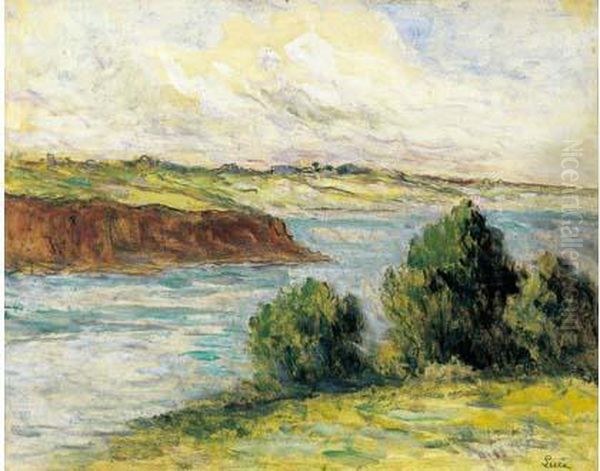 Estuaire Breton. Oil Painting by Maximilien Luce