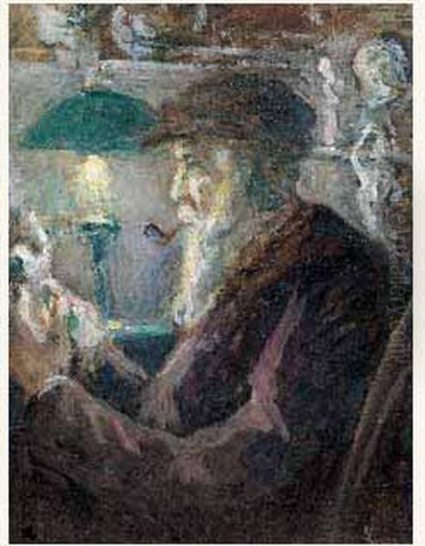 Portrait Presume De Camille Pissarro Oil Painting by Maximilien Luce