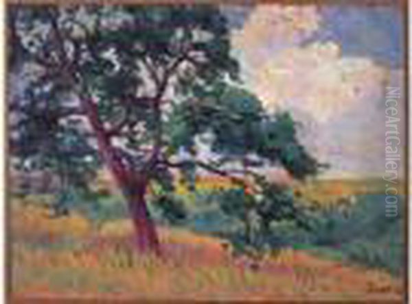 Paysage Oil Painting by Maximilien Luce