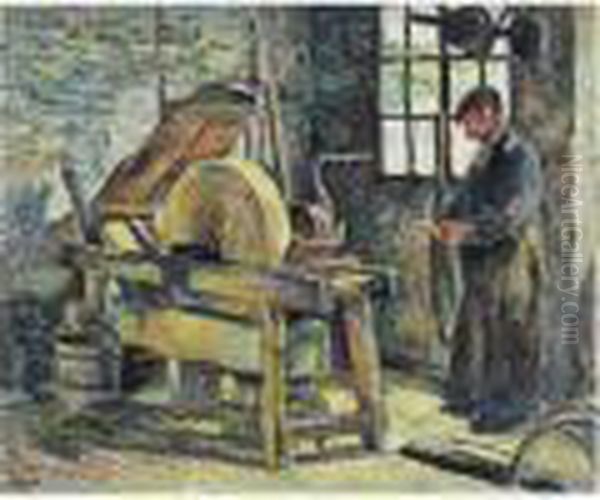 Le Remouloir, Circa 1907 Oil Painting by Maximilien Luce