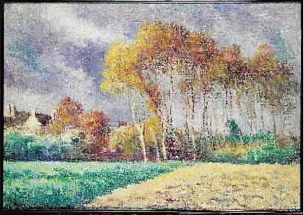 Paysage D'automne Oil Painting by Maximilien Luce