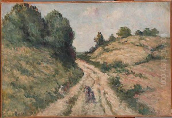 La Route Oil Painting by Maximilien Luce