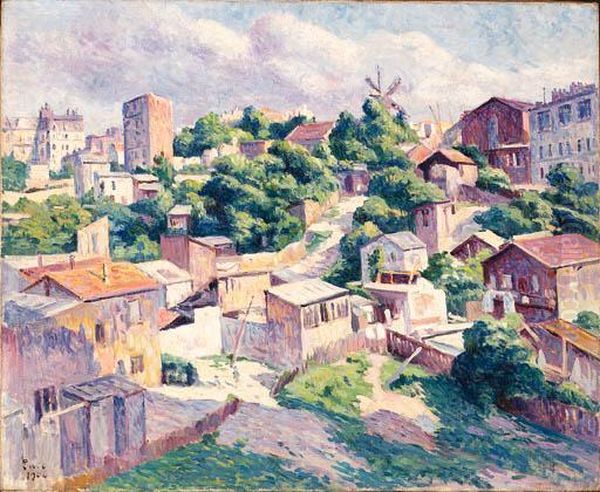 Le Maquis, Montmartre Oil Painting by Maximilien Luce