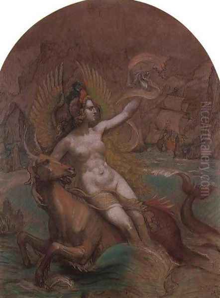 Siren Oil Painting by Armand Point