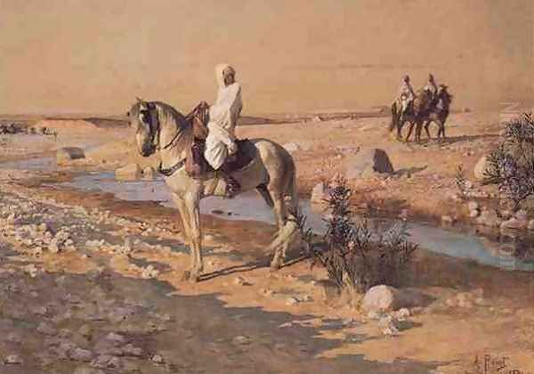 At Rest in the Desert Oil Painting by Armand Point