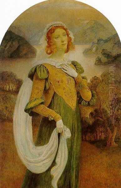 Autumn Princess Oil Painting by Armand Point