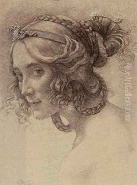 Portrait de Mme Berthelot Oil Painting by Armand Point