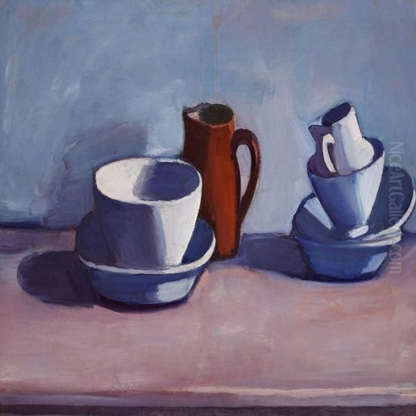 Still Life Oil Painting by Vilhelm Lundstrom