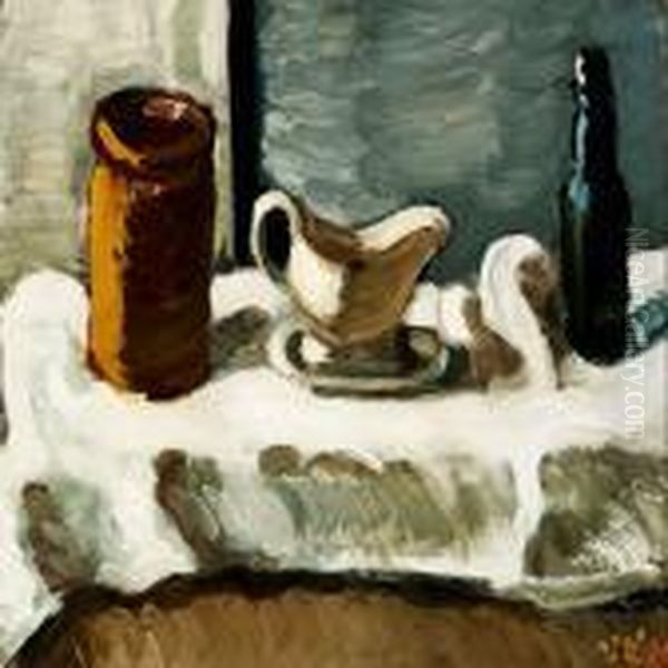 Still Life Oil Painting by Vilhelm Lundstrom