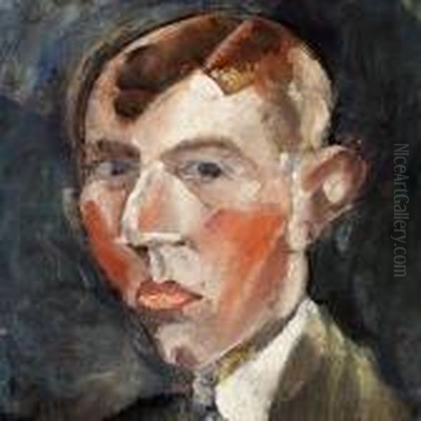 Self Portrait Oil Painting by Vilhelm Lundstrom