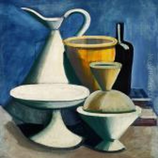 Still Life Oil Painting by Vilhelm Lundstrom