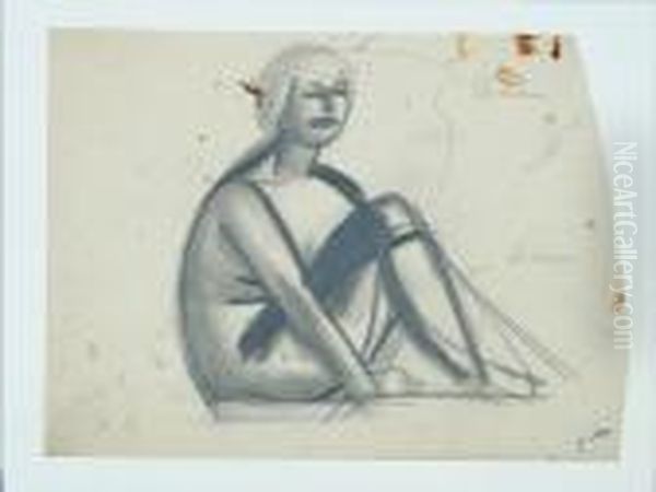 Seated Model by Vilhelm Lundstrom