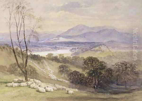 The Upper Goulburn, Victoria Oil Painting by John Skinner Prout