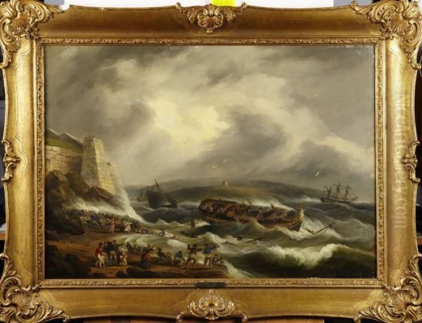 Tillskriven Oil Painting by Thomas Luny