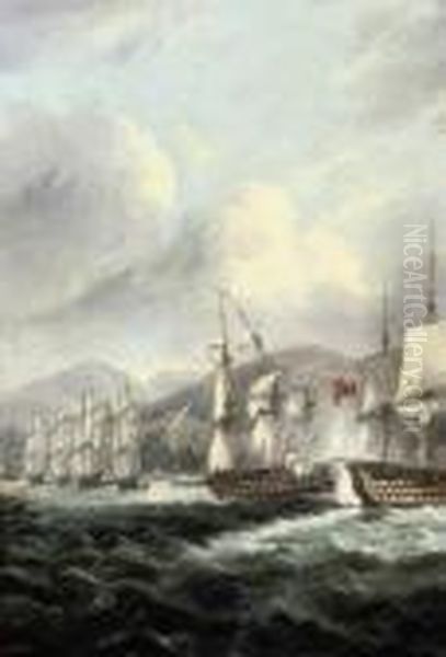 H.m.s. 
Caledonia Oil Painting by Thomas Luny