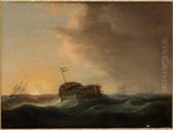 Marin Oil Painting by Thomas Luny