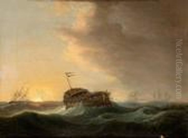 Marin Oil Painting by Thomas Luny