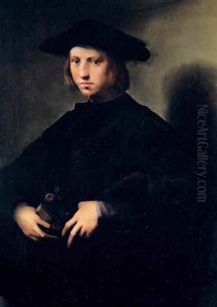 Portrait of a Boy Oil Painting by Domenico Puligo