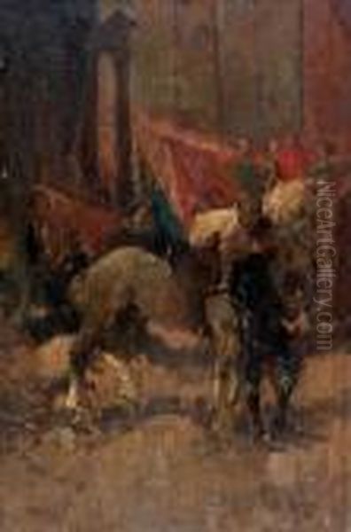 Il Palio Oil Painting by Alessandro Lupo