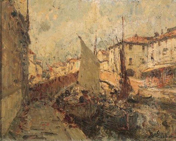 Chioggia Oil Painting by Alessandro Lupo