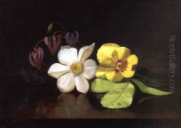 Still Life: A Handful of Flowers Oil Painting by George W. Platt