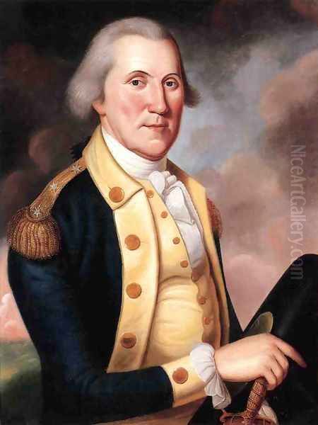 Portrait of George Washington Oil Painting by Charles Peale Polk