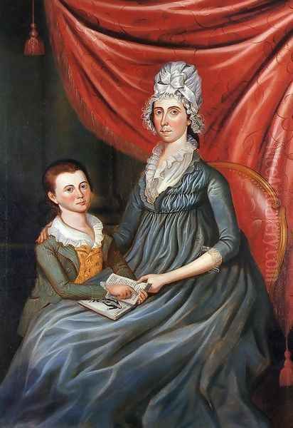 Eleanor Conway Hite and Son, James Madison Hite Oil Painting by Charles Peale Polk