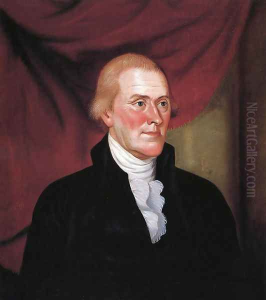 Thomas Jefferson Oil Painting by Charles Peale Polk