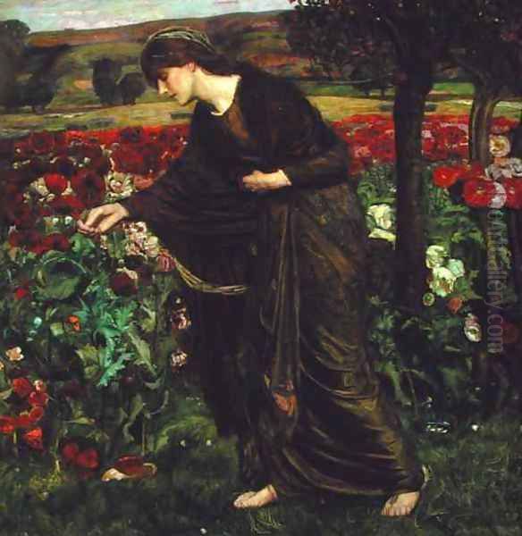 In the Garden of Proserpina, 1893 Oil Painting by Henry A. (Harry) Payne