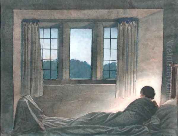 Study for The End of the Day, 1934 Oil Painting by Henry A. (Harry) Payne